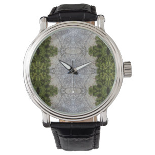 Grönt Moss & Earth Nature Art Armbandsur