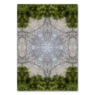 Grönt Moss & Earth Nature Art Bordsnummer