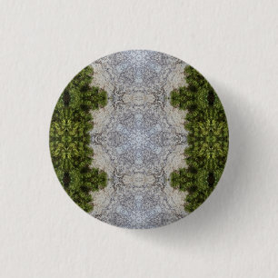 Grönt Moss & Earth Nature Art Knapp