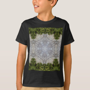 Grönt Moss & Earth Nature Art T Shirt