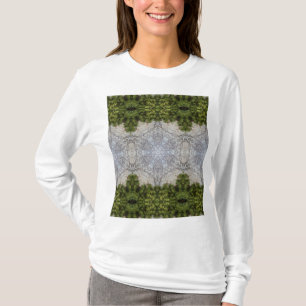 Grönt Moss & Earth Nature Art T Shirt