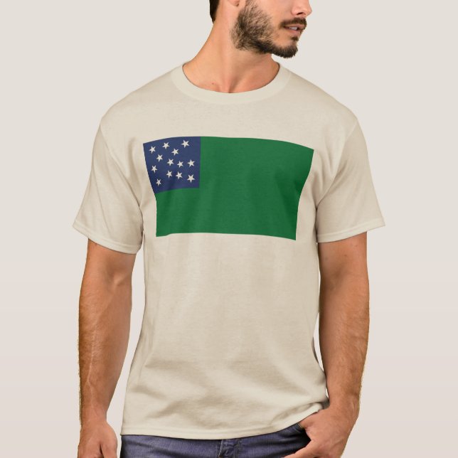 Grönt Mountain Boys Flagga Tee (Framsida)
