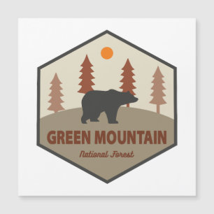 Grönt Mountain National Forest Bear