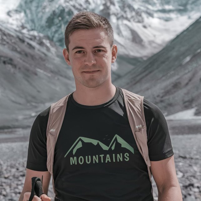 Grönt Mountains T-Shirt (Green Mountains T-Shirt)