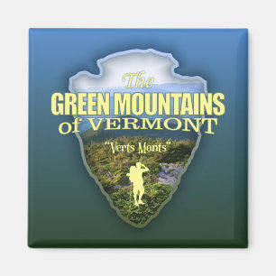 Grönt Mtns (pilspets) Magnet