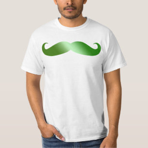 Grönt Mustache Irish Mustache Tröja