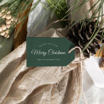 Grönt Mycket God jul Familj Namn Presentetikett<br><div class="desc">Den här Grönten Utformningen av Namn Gift-Märkre i familjen Mycket God jul har en sofistikerad baksida av jägare med en blandning av enkla elfenbensbokstäver och klassisk kalligrafi parad med en minimalistisk boho-stil som strejkor en balans mellan ren och modern grönt och vintagens elegans. Den här charmerande designen är ett härligt...</div>