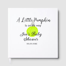 Grönt Nålpumpa lilla pumpa är på väg Gästböcker