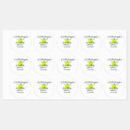 Grönt Nålpumpa lilla pumpa är på väg Klistermärke