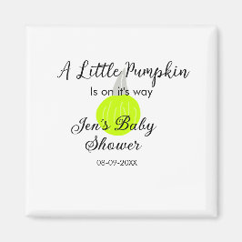 Grönt Nålpumpa lilla pumpa är på väg Magnet