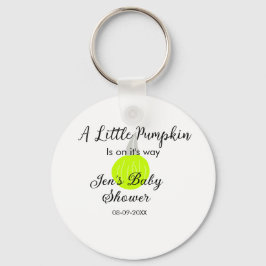 Grönt Nålpumpa lilla pumpa är på väg Nyckelring