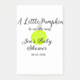 Grönt Nålpumpa lilla pumpa är på väg Post-it Block