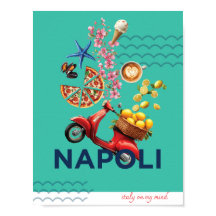 Grönt Napoli Poster på mitt sätt