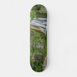 Grönt Natur Vattenfall Mini Skateboard Bräda 18,5 Cm
