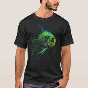 Grönt Neon Tetra fish Graphic Tees för manar Women T Shirt