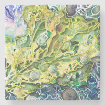 "Grönt Noise" Stone Underlägg