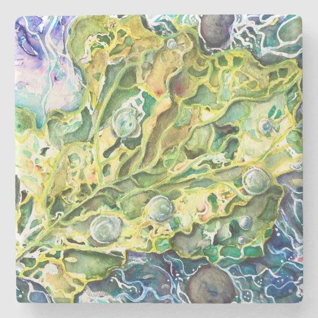 "Grönt Noise" Stone Underlägg (Framsidan)