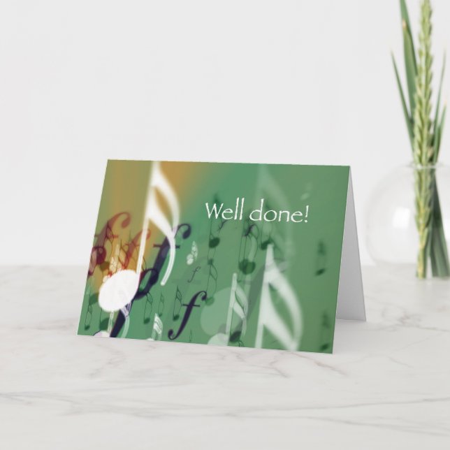 Grönt Notes, klart klar Kort (Framsida)