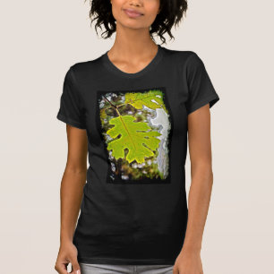 Grönt Oak Löv HDR T-shirt