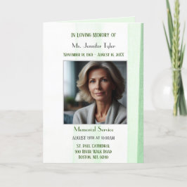 Grönt Obituary Bereavement Service Programs Program