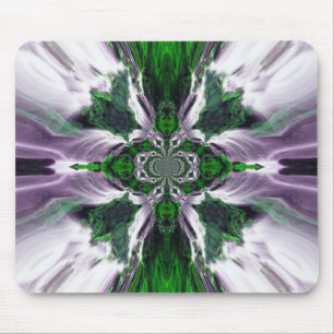 Grönt Ocean Cascade Mousepad Musmatta