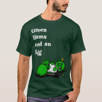 grönt och ägg t shirt