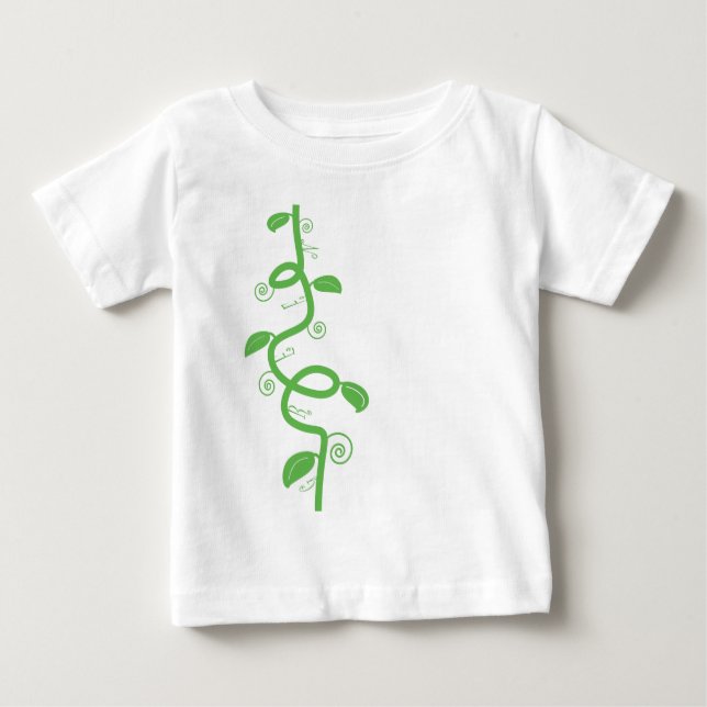 Grönt och beanstalken tee shirt (Framsida)