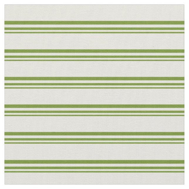 Grönt- och Beige-Färgad, utarmat Mönster Tyg (Närbild)