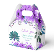 Grönt och blå husdjur | Lila Watercolor Flowers