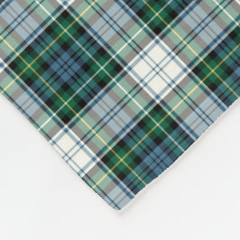 Grönt och blå Klan Campbell Dress Tartan Fleecefilt