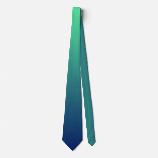 Grönt och blå symbol slips (Framsida)