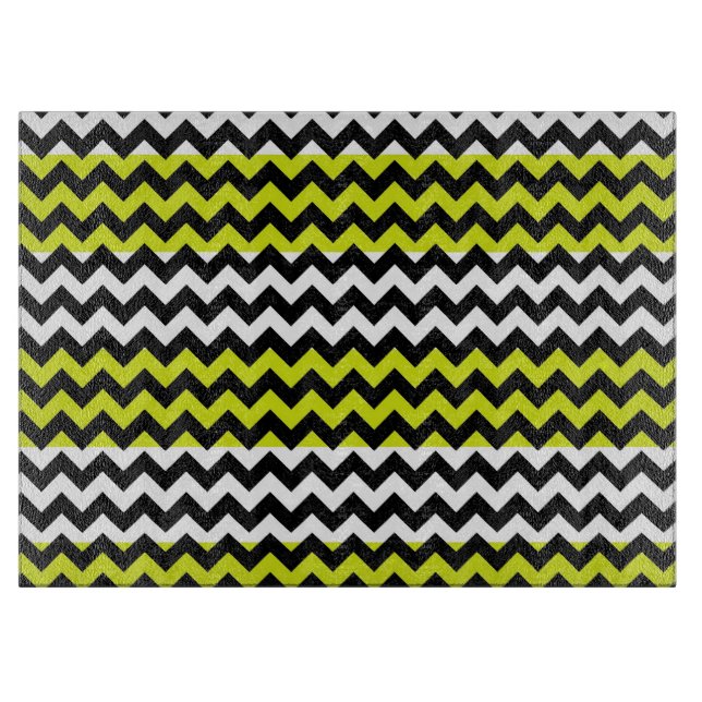 Grönt och Black Chevron Mönster (Framsidan)