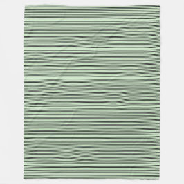 Grönt och Black Rand Fleece Blanket