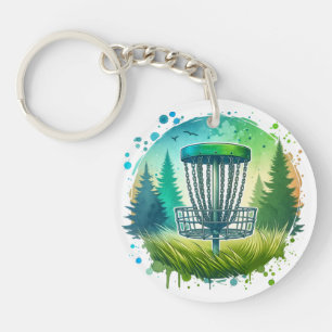 Grönt och blått golfspel