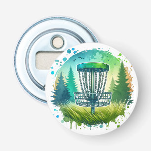 Grönt och blått golfspel flasköppnare