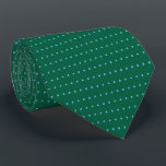 Grönt och blått Polka dots Mönster Tie Slips<br><div class="desc">Grönt och blått Polka dots Mönster Tie</div>