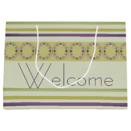 Grönt och Blommigt för elegant  och Lila