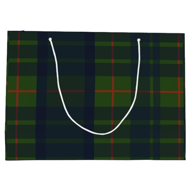 Grönt och Blue Red Tartan Play Scottish Play (Baksidan)