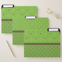 Grönt och brun halvcirkel Mönster