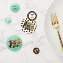 Grönt och brun Nalle