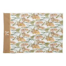 Grönt och bruna pampas grass Monogram