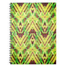 Grönt och brunt mönster