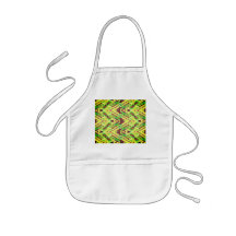 Grönt och brunt mönster