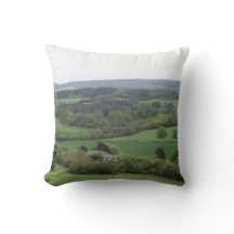 Grönt och friland Dekorativ kudde