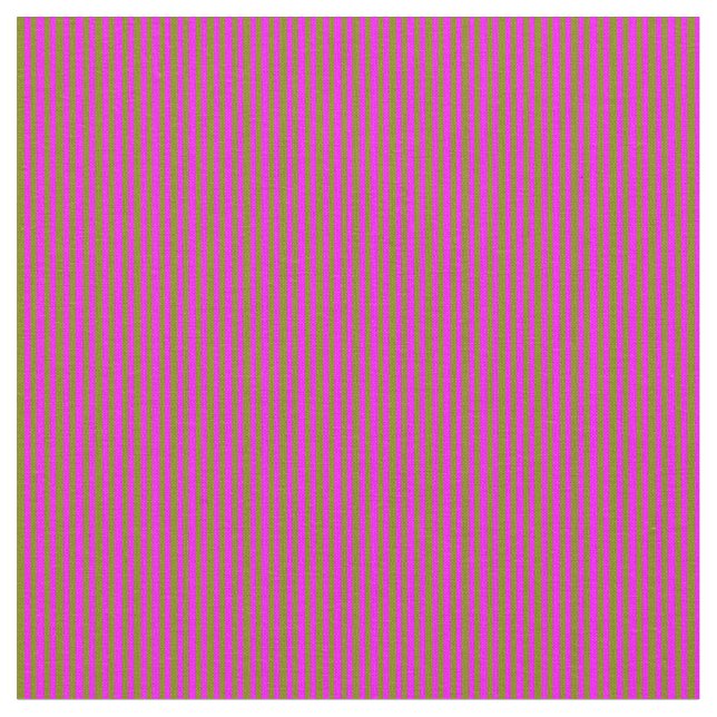 Grönt och Fuchsia stripe/lind Mönster Tyg (Närbild)