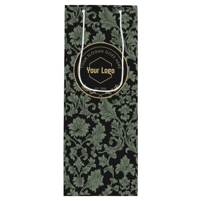Grönt och Grått Apothecary Store Shopping bag (Framsidan)