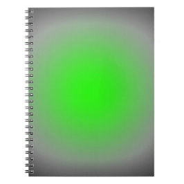 Grönt- och Grått-fokus Anteckningsbok Med Spiral