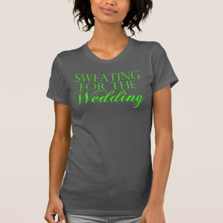 Grönt och Grått som sötar för Bröllop. Singlet Tee Shirt