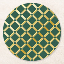 Grönt och Guld arabisk-inspirerade Pappra Underläg