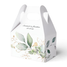 Grönt och Guld Botaniska Bröllop